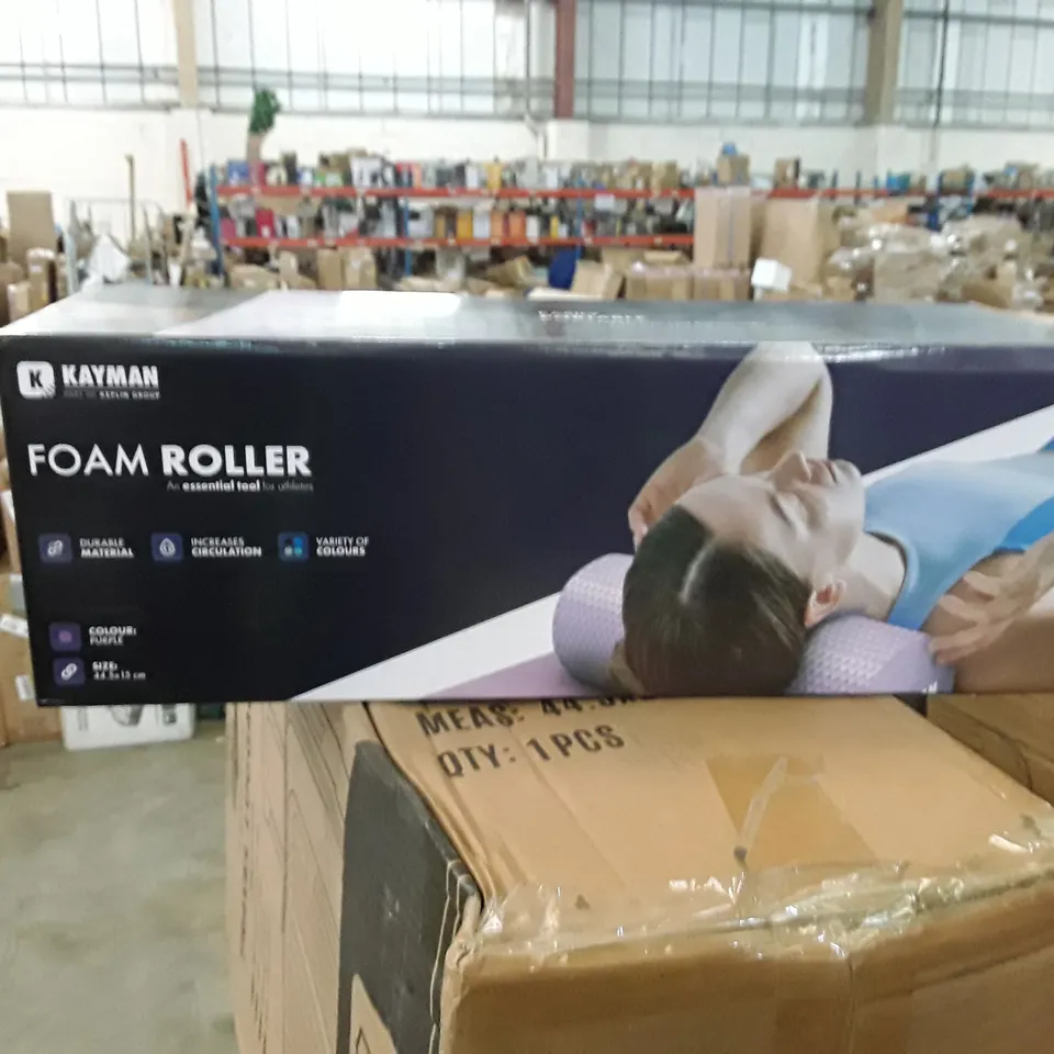 BOXED KAYMAN FOAM ROLLER - PURPLE 