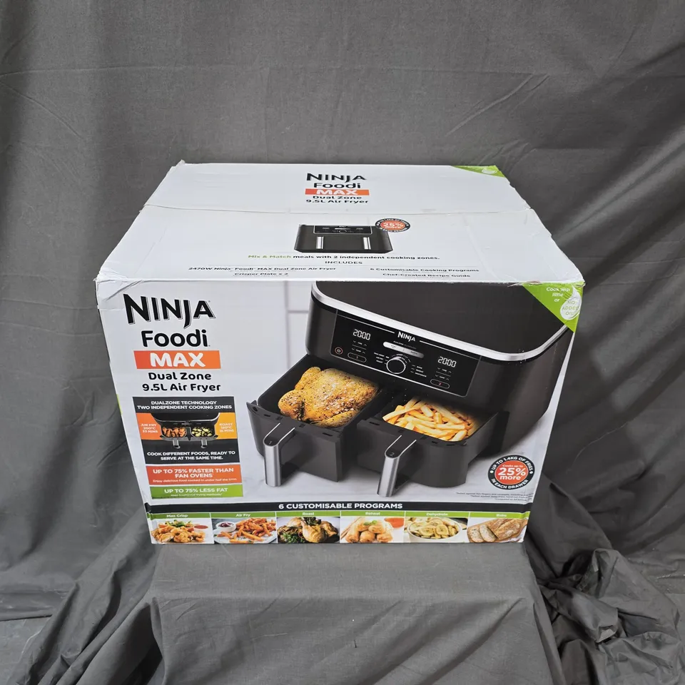 NINJA FOODI MAX DUAL ZONE 9.5L AIR FRYER – BOXED