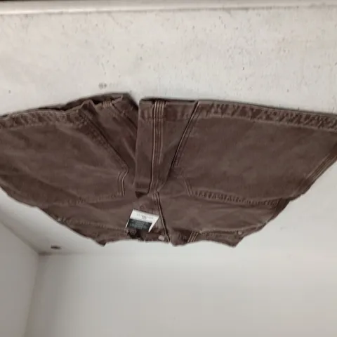 PULL&BEAR BROWN DENIM SHORTS – UK 31 (EU 40) 