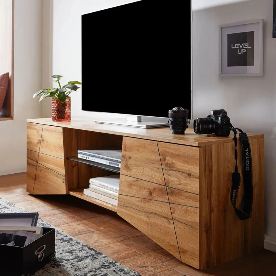 BOXED STITES TV STAND FOR TV'S UP TO 70" (2 BOXES)