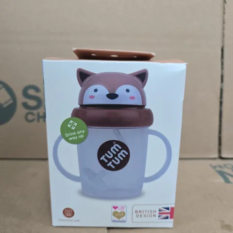 TUM TUM CHILDREN'S MUG WITH FOX LID 