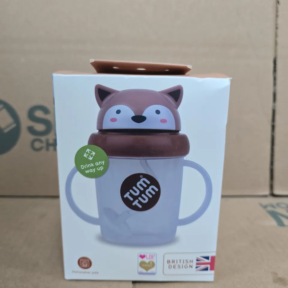 TUM TUM CHILDREN'S MUG WITH FOX LID 