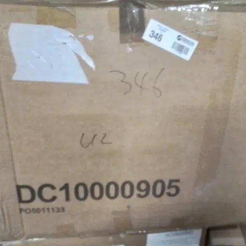 BOXED RICO DINING CHAIR, TAN PREMIUM FAUX LEATHER & BLACK STEEL (1 BOX)