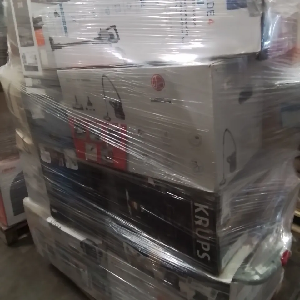 PALLET OF APPROXIMATELY 23 UNPROCESSED RAW RETURN HOUSEHOLD AND ELECTRICAL GOODS TO INCLUDE;