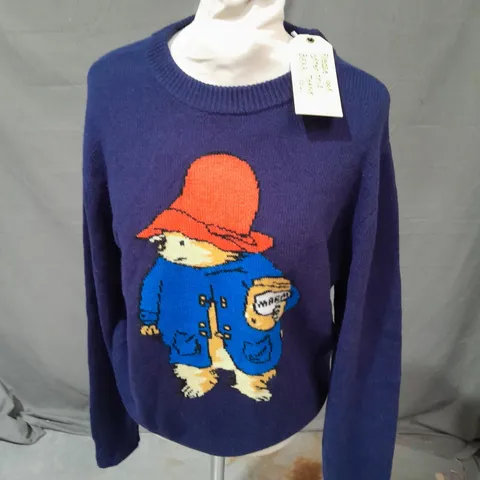 ROWING BLAZERS PADDINGTON SWEATER IN NAVY SIZE XS