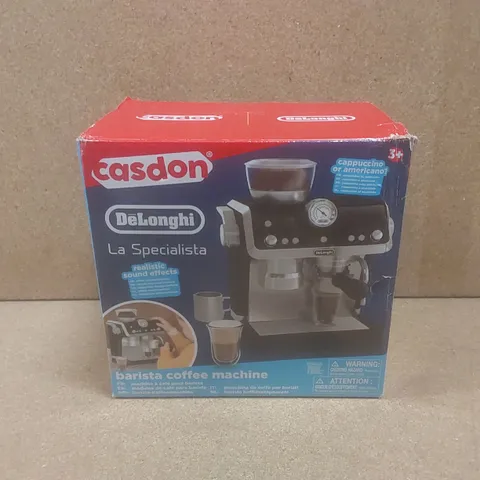 BOXED CASDON DELONGHI LA SPECIALISTA COFFEE MACHINE TOY