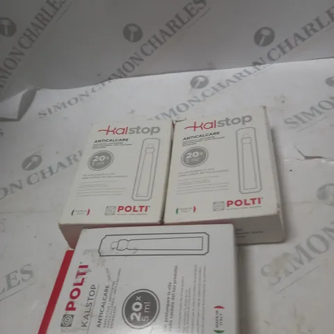 3 X POLTI KALSTOP ANTI-LIMESCALE