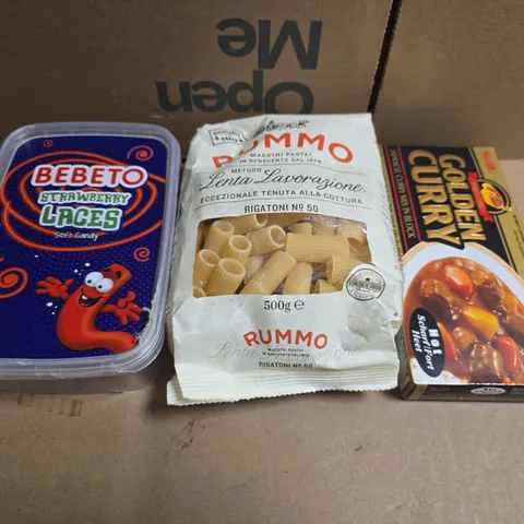 APPROXIMATELY 5 ASSORTED FOOD AND DRINK ITEMS TO INCLUDE SWEETS , PASTA  AND PEPSI 