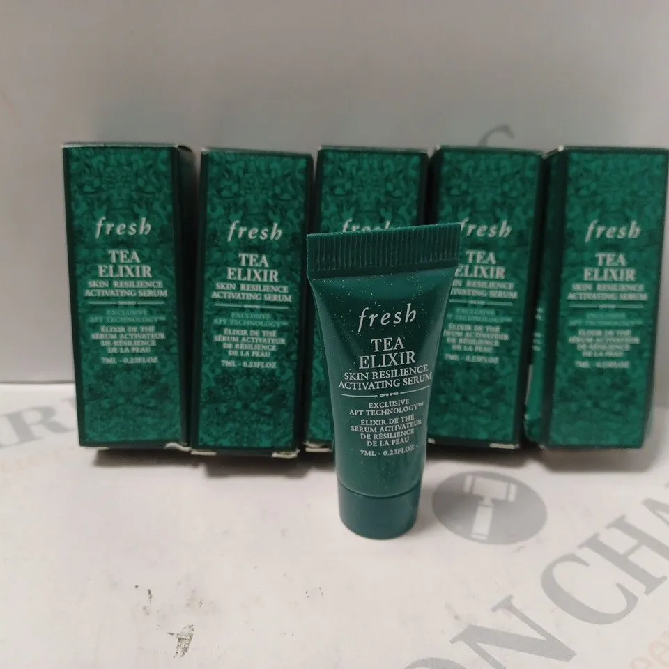 APPROXIMATELY 5 FRESH TEA ELIXR SKIN RESILIENCE ACTIVATING SERUM (7ml x 5)