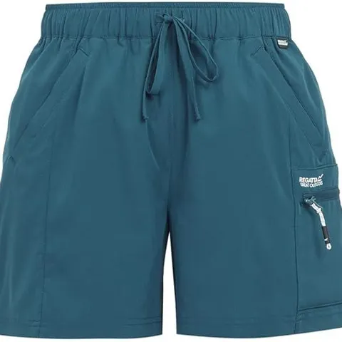 BRAND NEW REGATTA TRAVEL LIGHT PACKAWAY SHORTS MOROCCAN BLUE UK 12