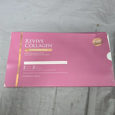 BOXED AND SEALED RELIVE COLLAGEN ENHANVED PLUS (14 SACHETS)