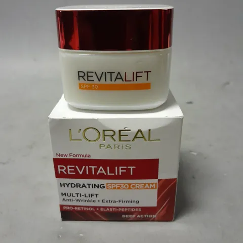 L'OREAL REVITALIFT HYDRATING SPF 30 FACE CREAM 50ML