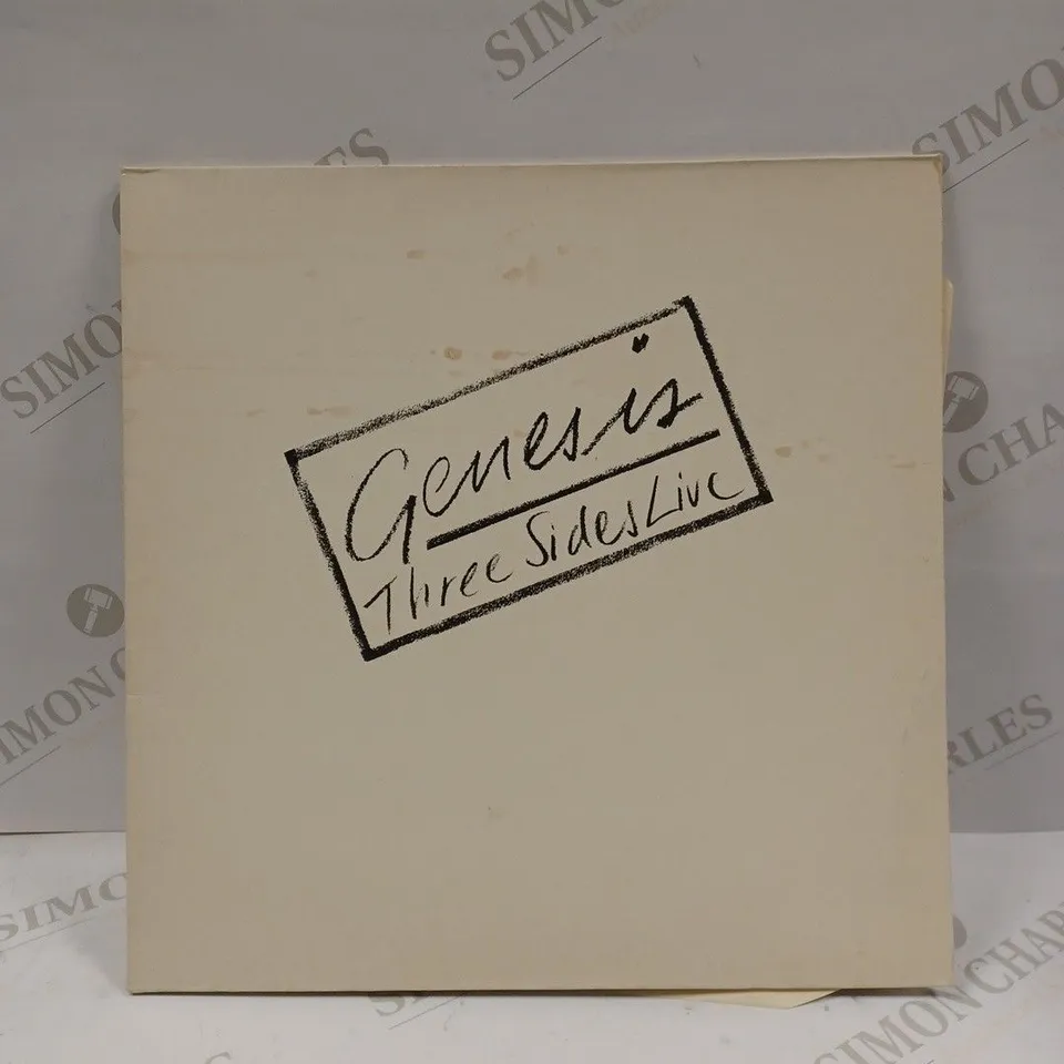 GENESIS "THREE SIDES LIVE" VINYL 