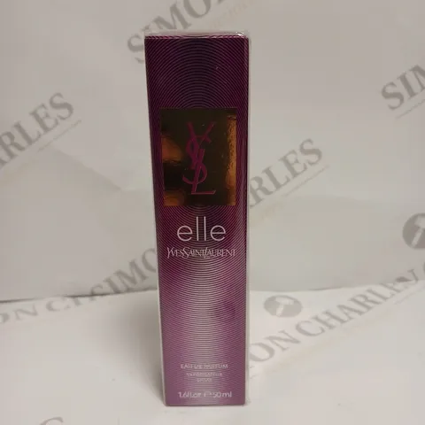 BOXED AND SEALED YVES SAINT LAURENT ELLE EAU DE PARFUM SPRAY 50ML