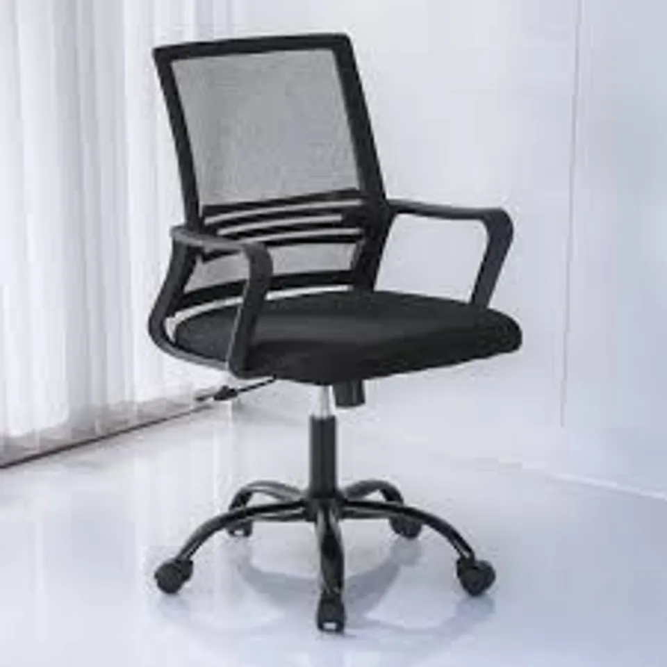 BOXED OFFICE MESH CHAIR - BLACK (1 BOX)