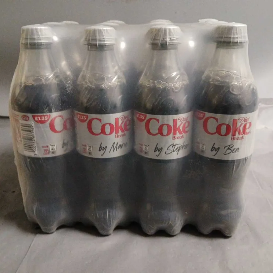 12-PACK OF 500ML DIET COKES