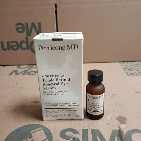 PERRICONE MD HIGH POTENCY TRIPLE RETINOL RENEWAL EYE SERUM – 15 ML BOXED