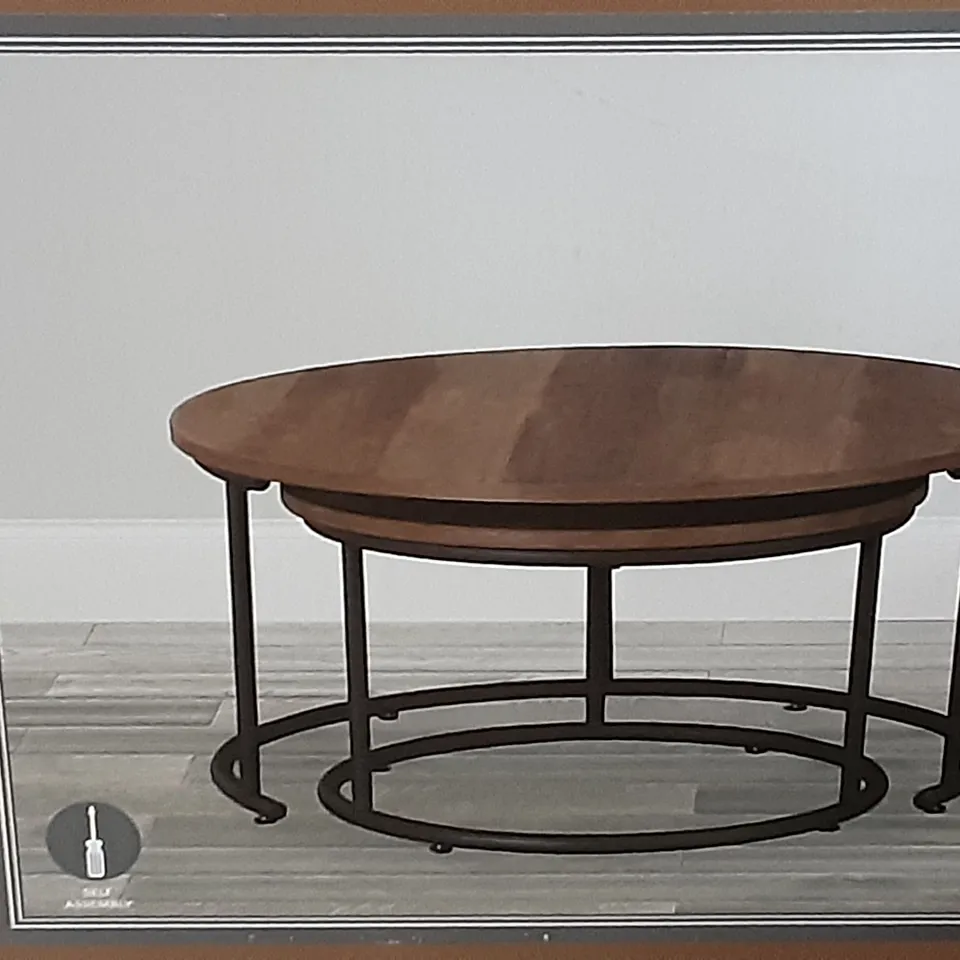 BOXED FULTON COFFEE NEST OF TABLES 