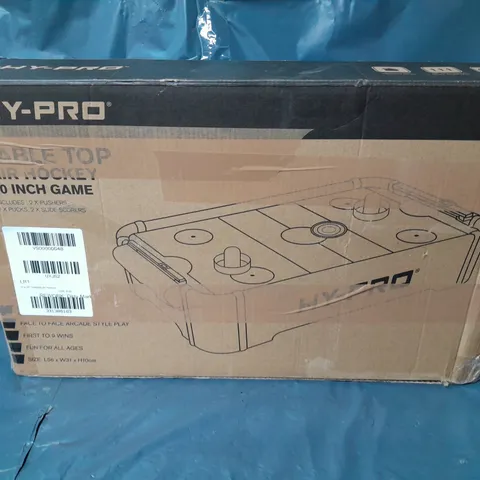 BOXED HY-PRO 20" TABLETOP AIR HOCKEY