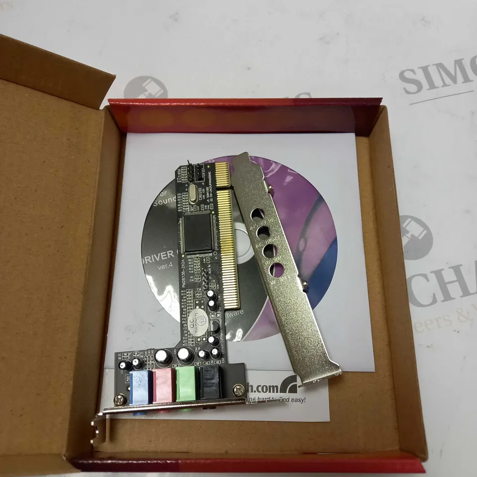 4 CHANNEL LOW PROFILE PCI SOUND ADAPTER CARD