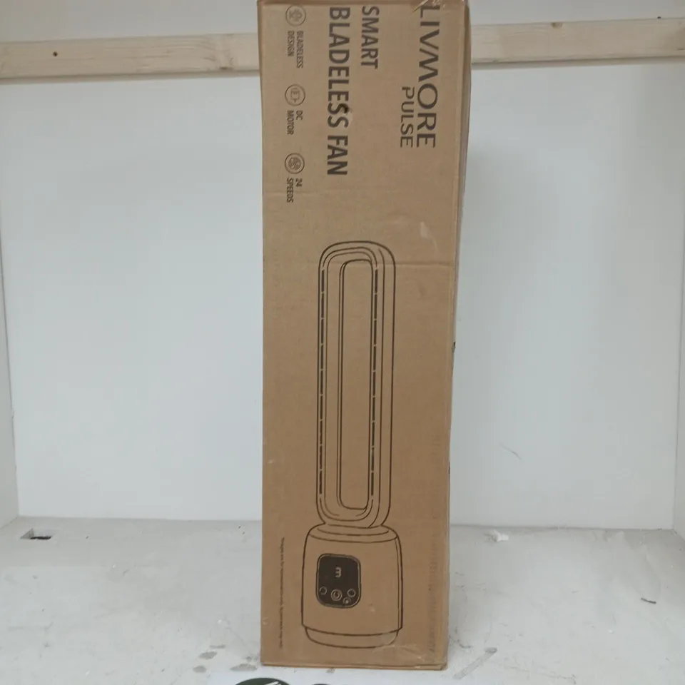 BOXED LIVMORE PULSE SMART BLADELESS FAN - COLLECTION ONLY