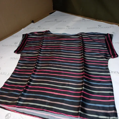 CREW CLOTHING COMPANY MULTI COLOURED SHIRT SIZE 10