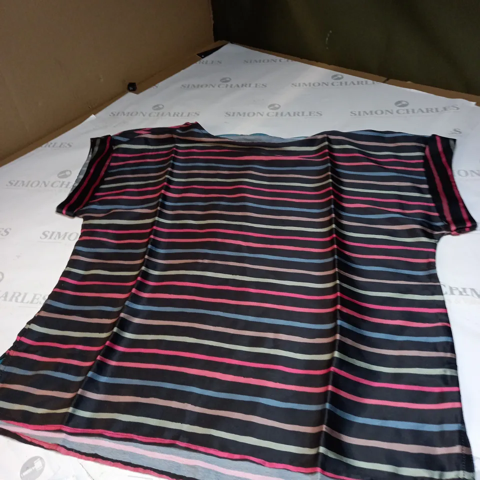 CREW CLOTHING COMPANY MULTI COLOURED SHIRT SIZE 10