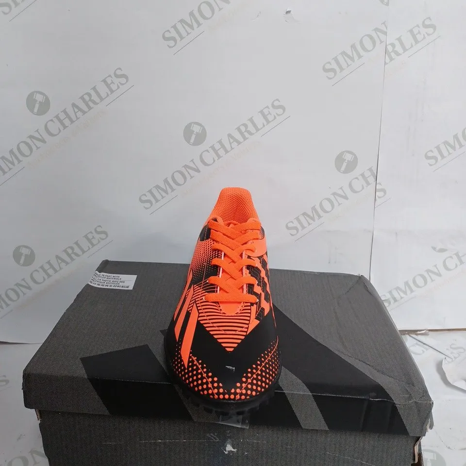 ADIDAS X SPEEDPORTAL MESSI .4 FXG ASTRO BOOTS IN ORANGE & BLACK - UK 3 