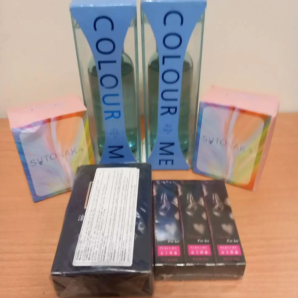 SIX ASSORTED HEALTH AND BEAUTY PRODUCTS TO INCLUDE; VENOM FOR HER, SUTOKAKA AND COLOUR ME