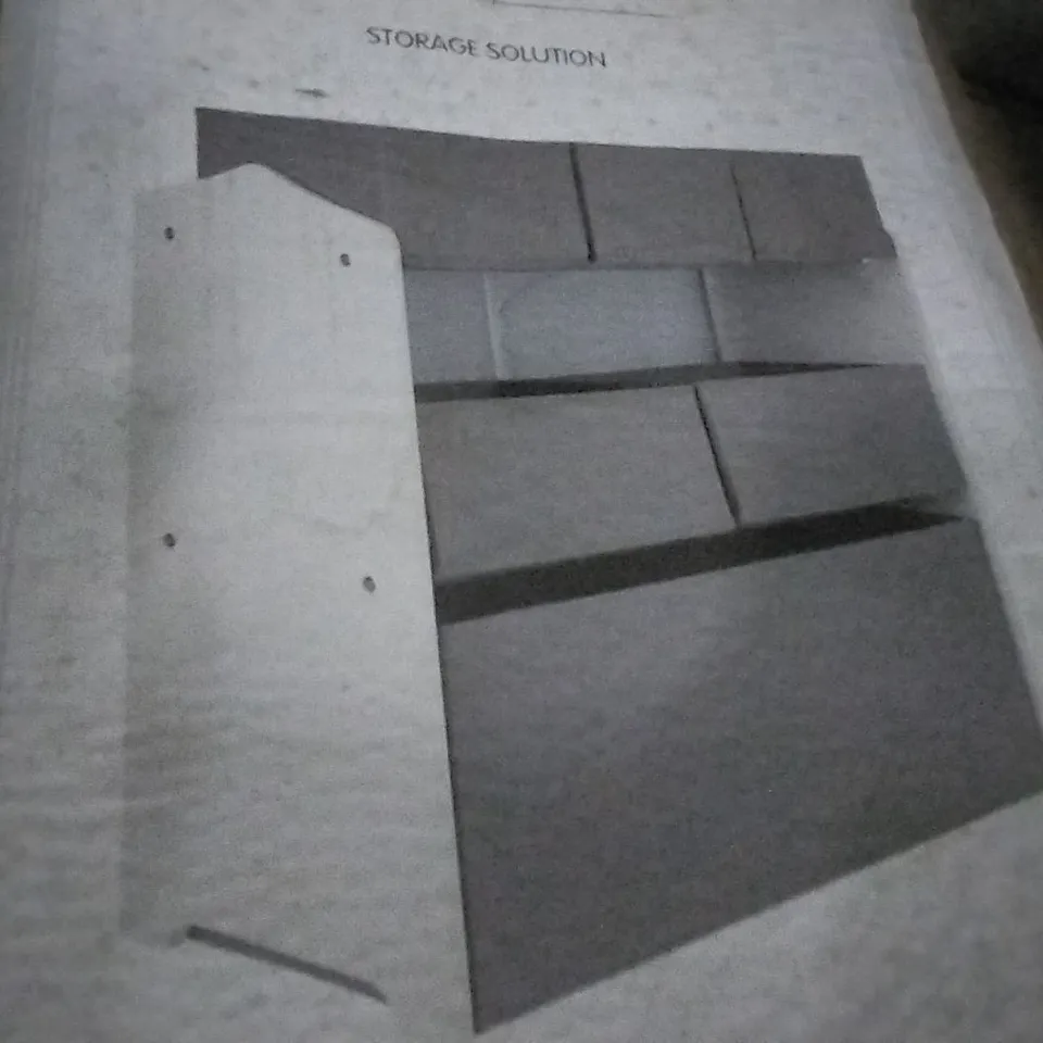 BOXED KIDS BOOKCASE WITH TOY BOX