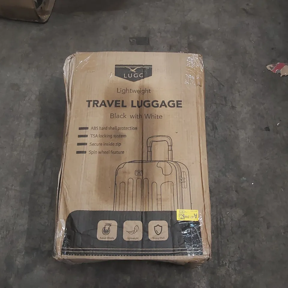 BOXED LUGG LIGHTWEIGHT TRAVEL SUITCASE 