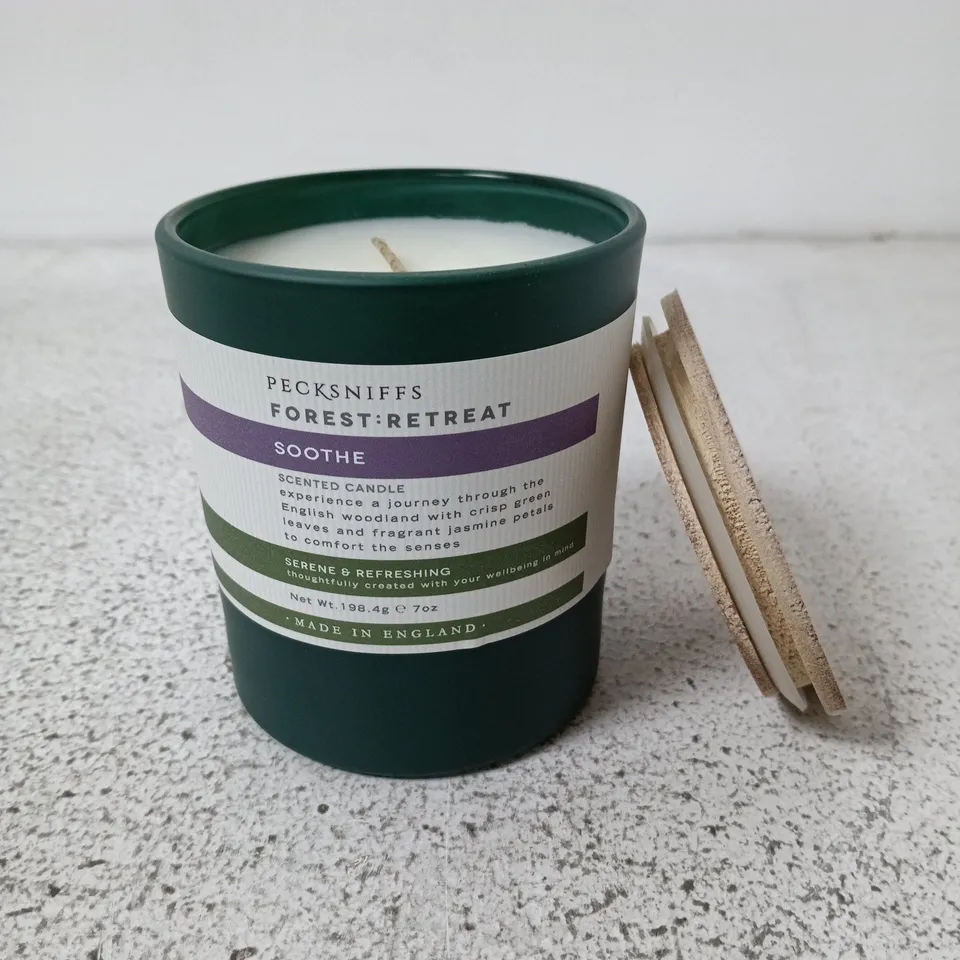 6 PECKSNIFFS FOREST RETREAT SCENTED CANDLES