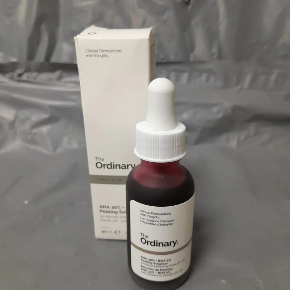 THE ORDINARY AHA 30% AND BHA 2% PEELING SOLUTION 30ML