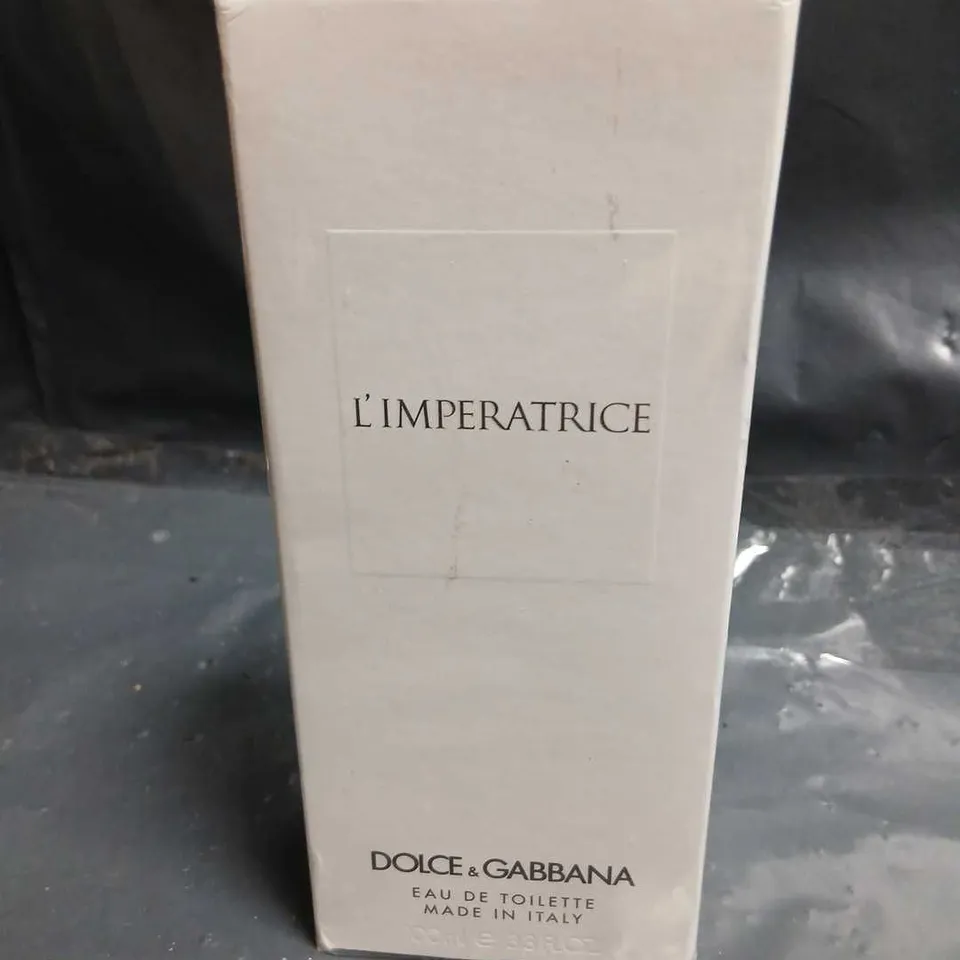 BOXED AND SEALED DOLCE & GABANA L'IMPERATRICE EAU DE TOILETTE 100ML