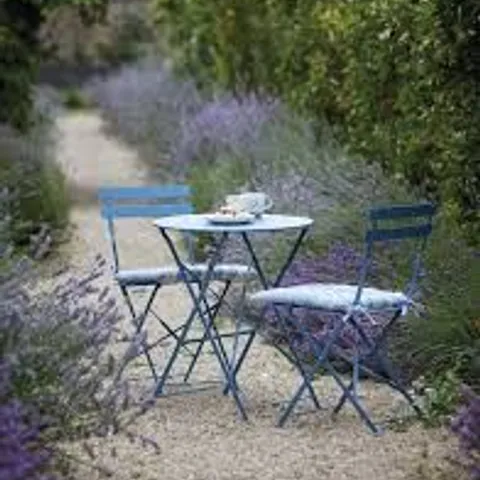 BOXED RIVE DROITE BISTRO SET - SMALL COVE BLUE