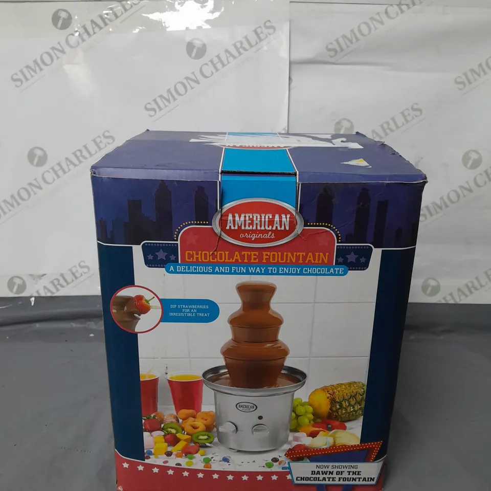 BOXED AMERICAN ORIGINALS CHOCOLATE FOUNTAIN