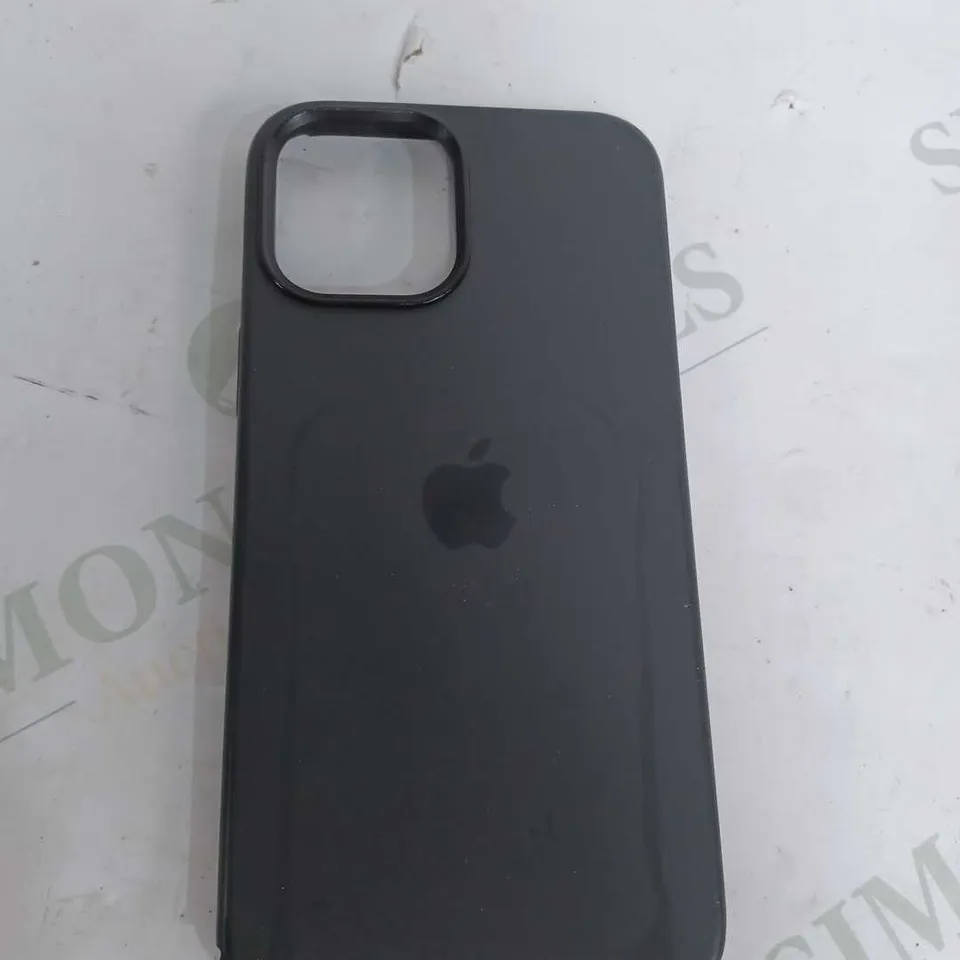 IPHONE 12 PRO MAX SILICONE CASE WITH MAGSAFE - BLACK