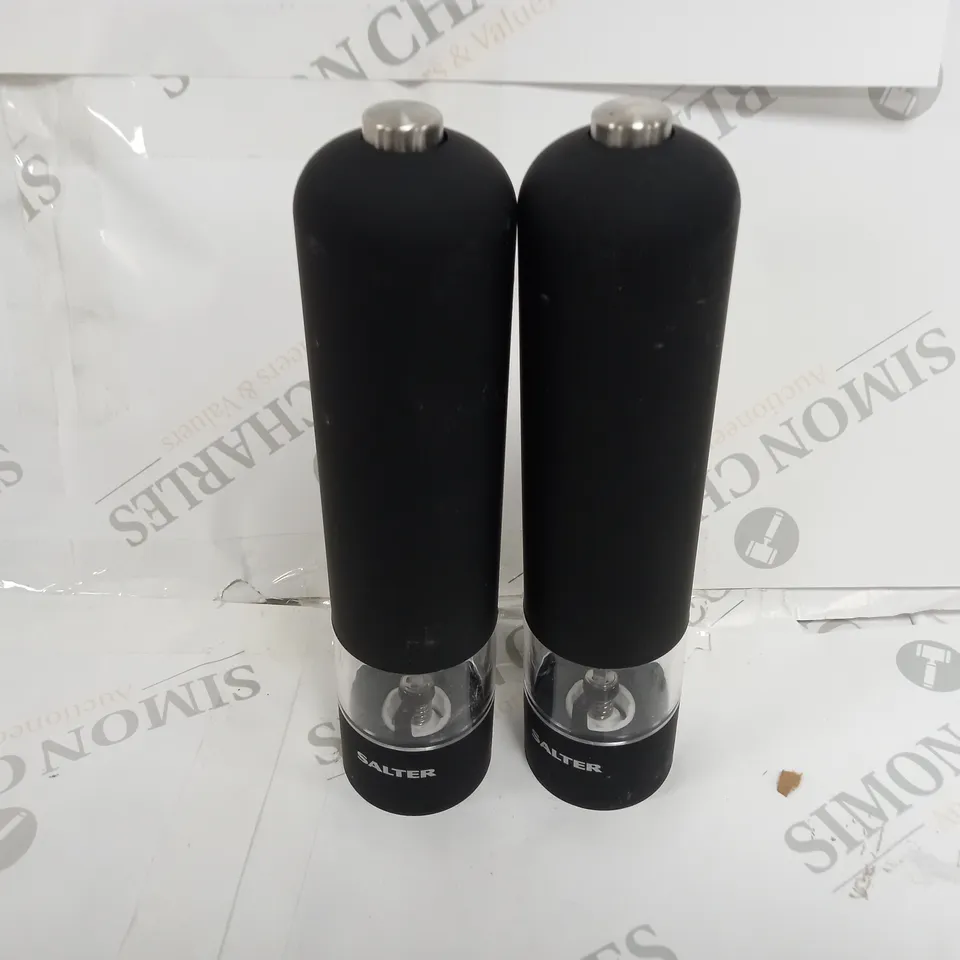 SALTER ELECTRIC MILL SET - MATT BLACK