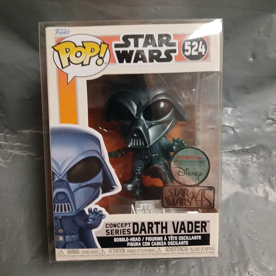 POP STAR WARS CONCEPT SERIES DARTH VADER BOBBLE HEAD - 524