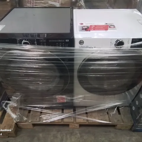 HOOVER H-WASH 500 HDD 4106AMBC WASHER DRYER AND HOOVER H-WASH 500 FREE STANDING WASHING MACHINE - UNPROCESSED RAW RETURNS
