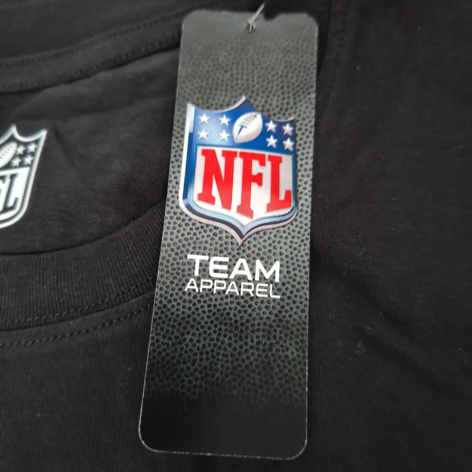 LAS VEGAS RAIDERS NFL TEAM APPAREL T-SHIRT – BLACK, 3XL