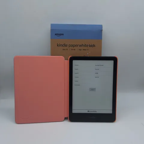 BOXED AMAZON KINDLE PAPERWHITE KIDS GEN 12 16GB 