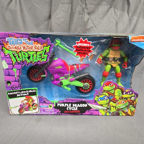 TALES OF THE TEENAGE MUTANT NINJA TURTLES - PURPLE DRAGON CYCLE WITH RAPHAEL