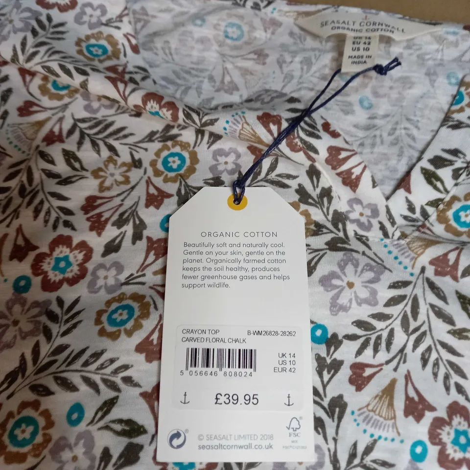 SEASALT CORNWALL CRAYON TOP SIZE 14