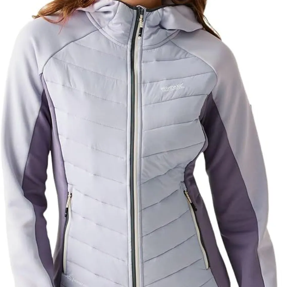 BRAND NEW REGATTA WOMEN'S ANDRESON VIII HYBRID JACKET IN LILAC/PURPLE SAGE SIZE 18