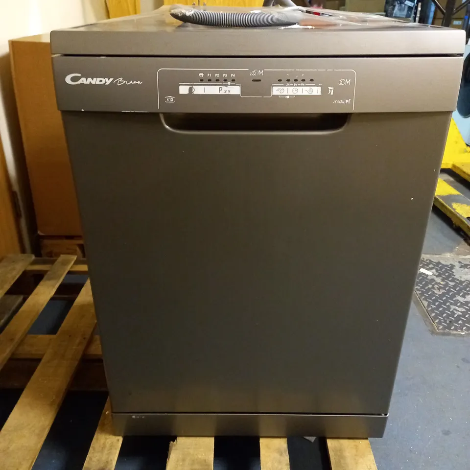 CANDY FREESTANDING FULL SIZE DISHWASHER, 13 PLACE SETTINGS, 60 CM WIDE - ANTHRACITE (COLLECTION ONLY) CDPN1L390PA 