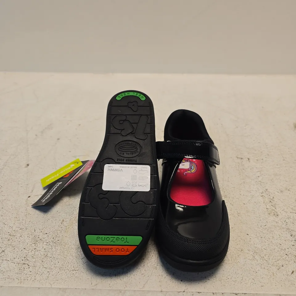TOEZONE KIDS' SHOES – BLACK PATENT MARY JANE, UK CHILDREN'S 13
