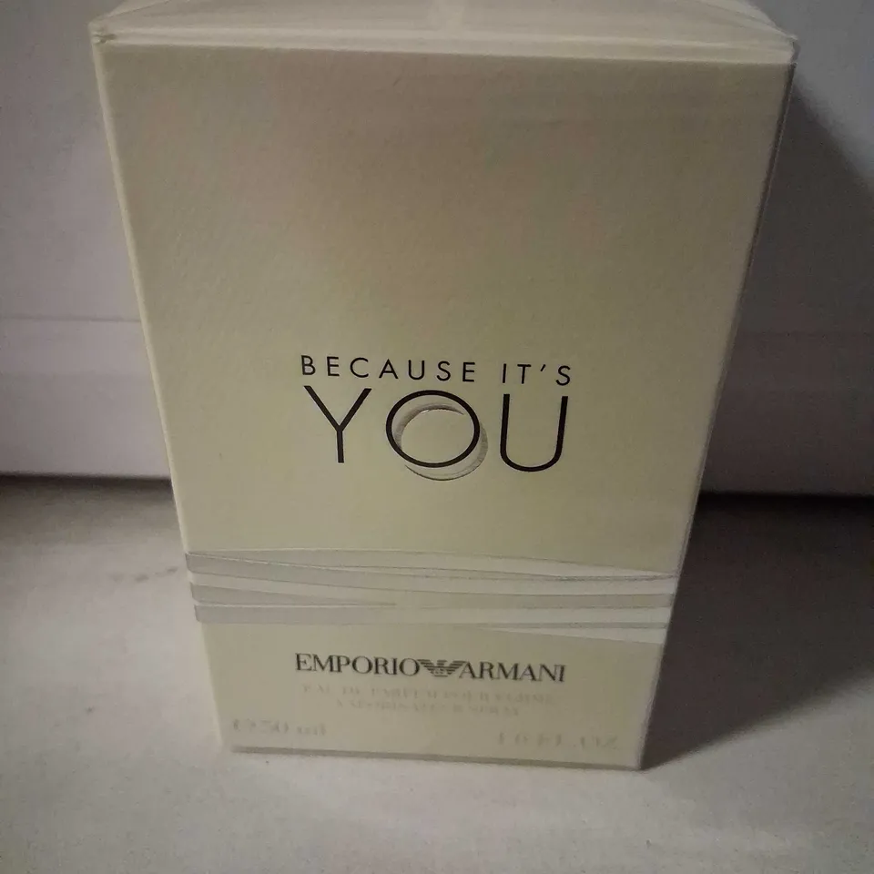BOXED AND SEALED EMPORIO ARMANI BECAUSE IT'S YOU EDP POUR FEMME 50ML