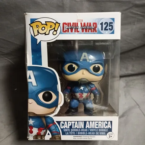 POP CAPTAIN AMERICA VINYL BOBBLE HEAD - 125