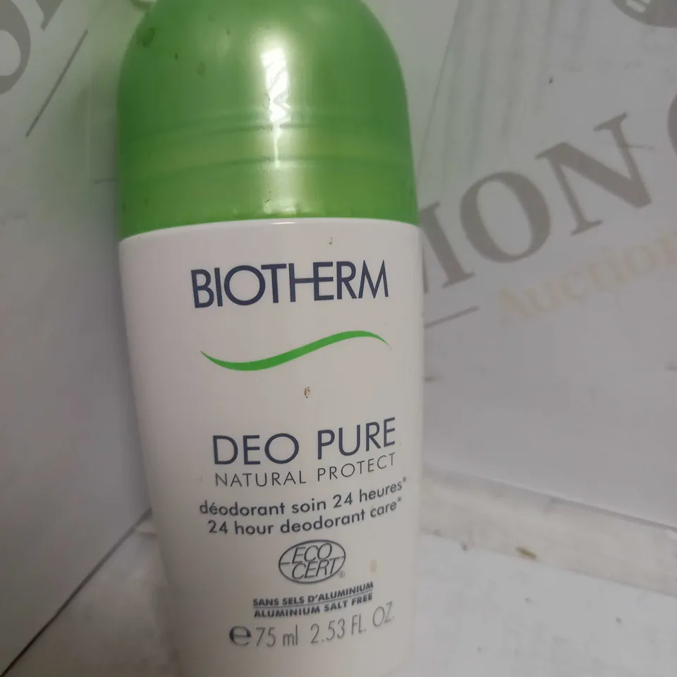 BIOTHERM DEO PURE DEODORANT 75ml x4